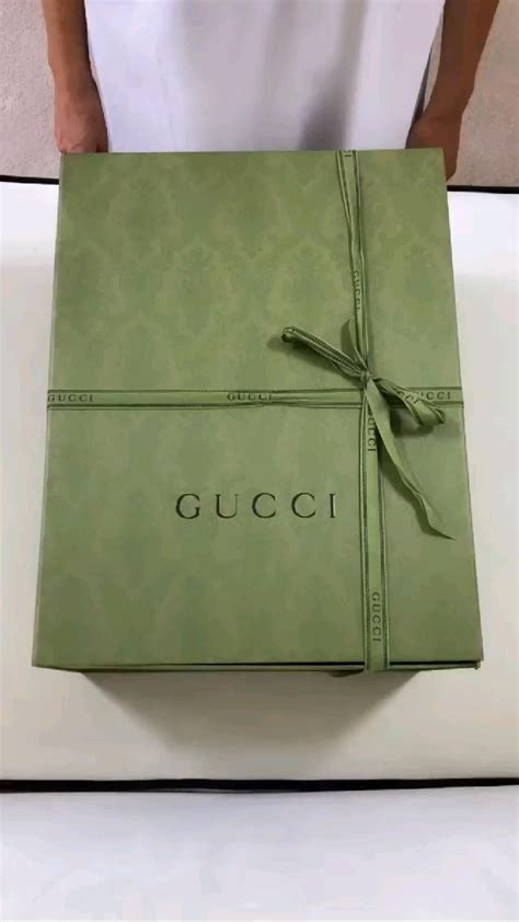 gucci green box packaging|gucci gift wrapping paper.